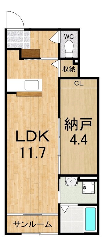 クレメント・オーブⅡ 間取り図