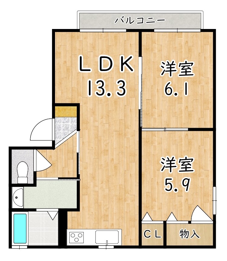 リモーネＡ 101号室 間取り