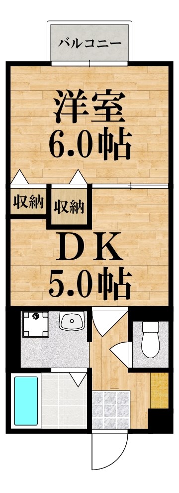 タウンコート大森 103号室 間取り