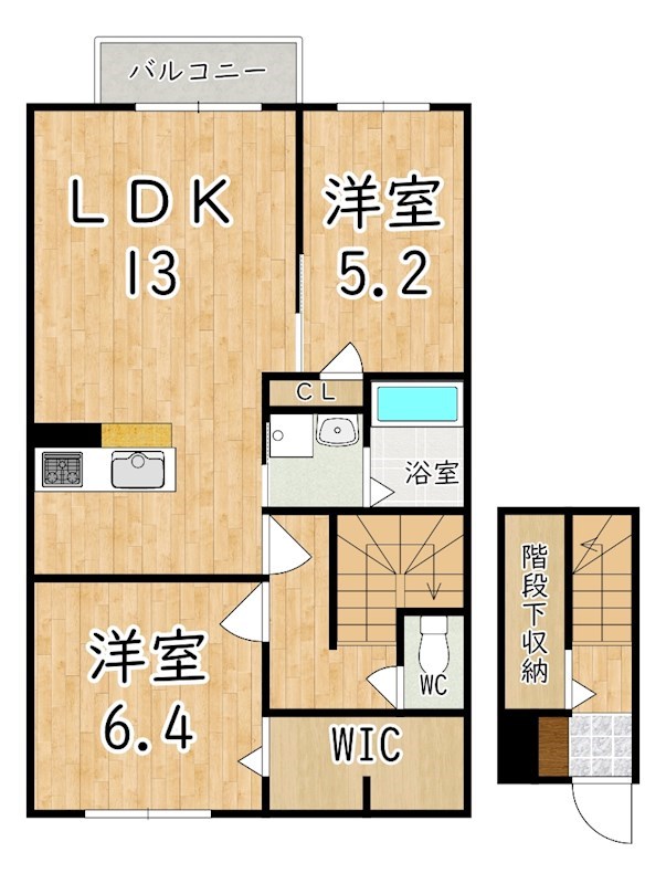 シャーメゾン秋山Ｃ 間取り
