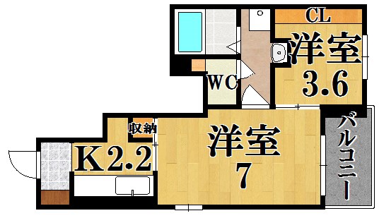 ヴィオラ　パッソⅤ 間取り図