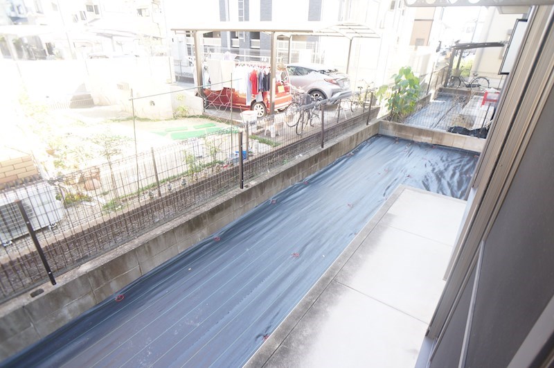 エルドラード五位堂Ｂ ベランダ