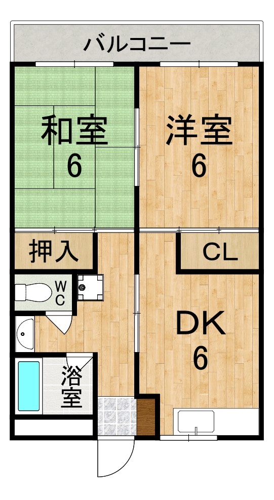 藤本マンション 101号室 間取り