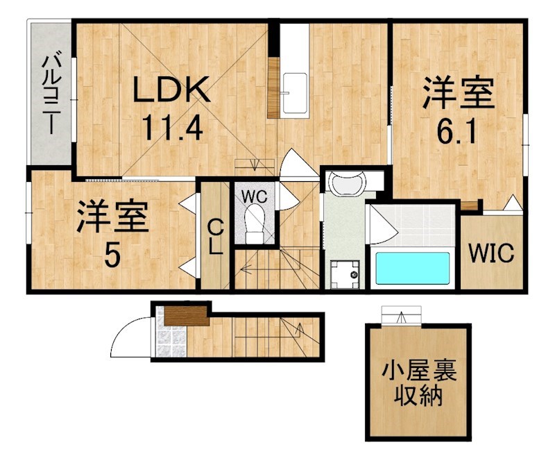 メープル　ヴィラ 間取り図