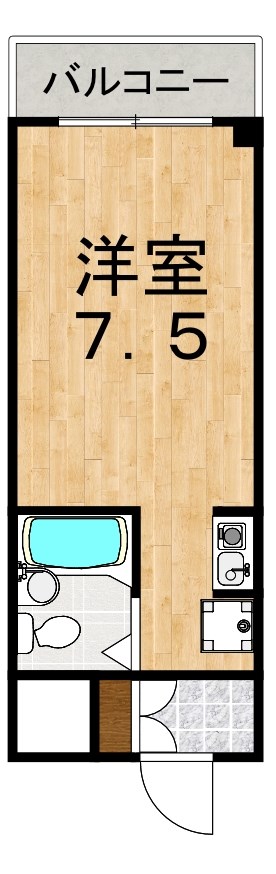 アビタシオンシミズ 間取り図