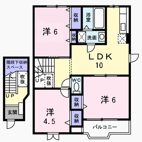 ドリーム８ハイツ 203号室 間取り