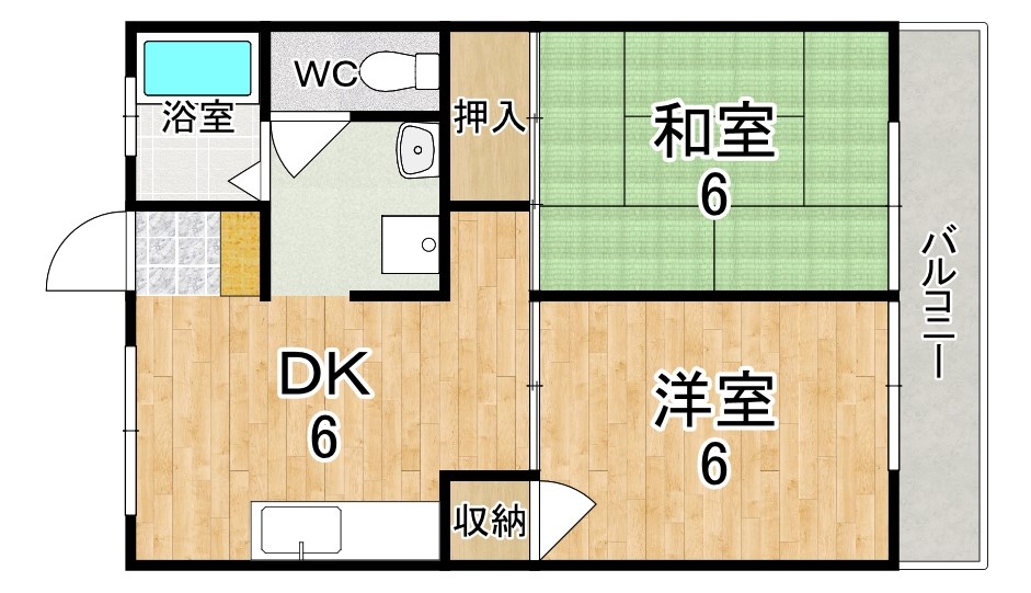 ヒルズ幸和 間取り図