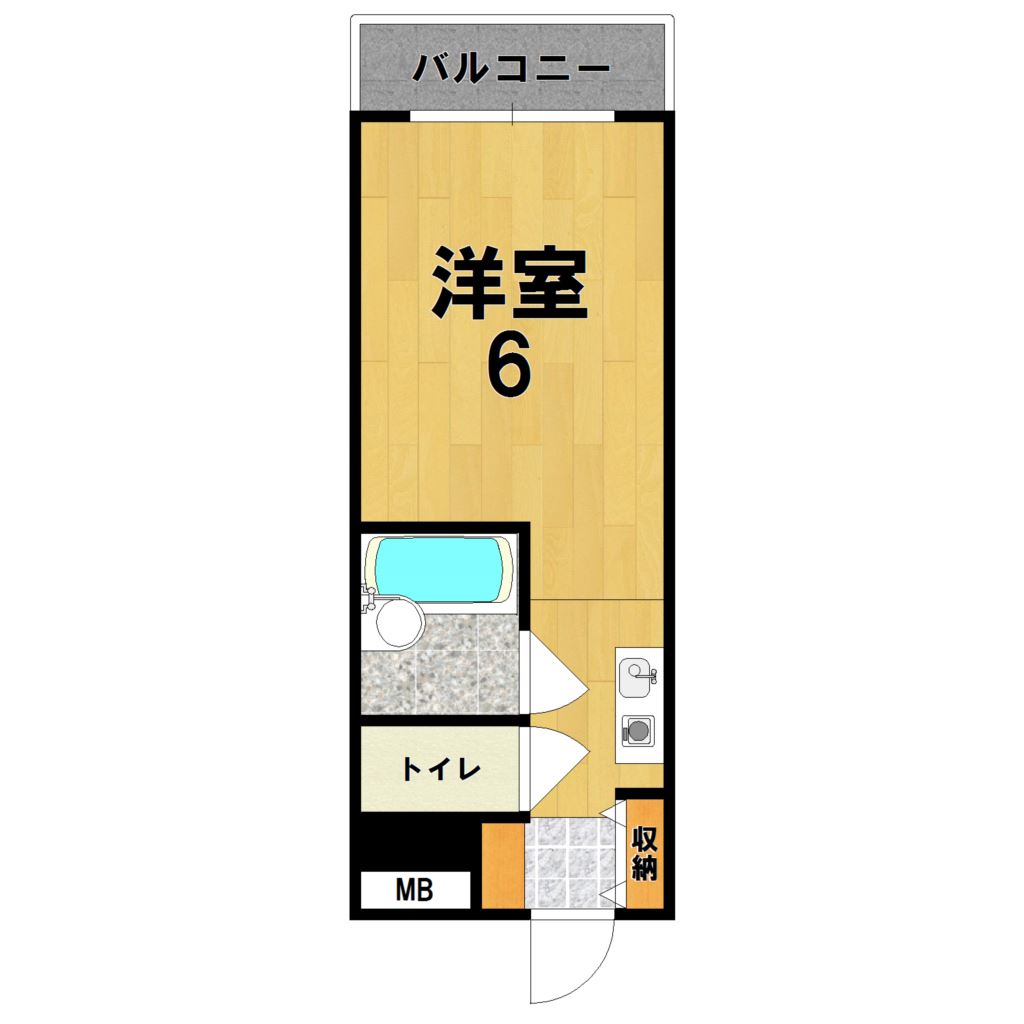 ジュネス新大宮 間取り図