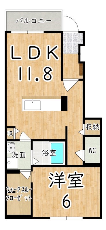 フェリス・ガート 間取り図