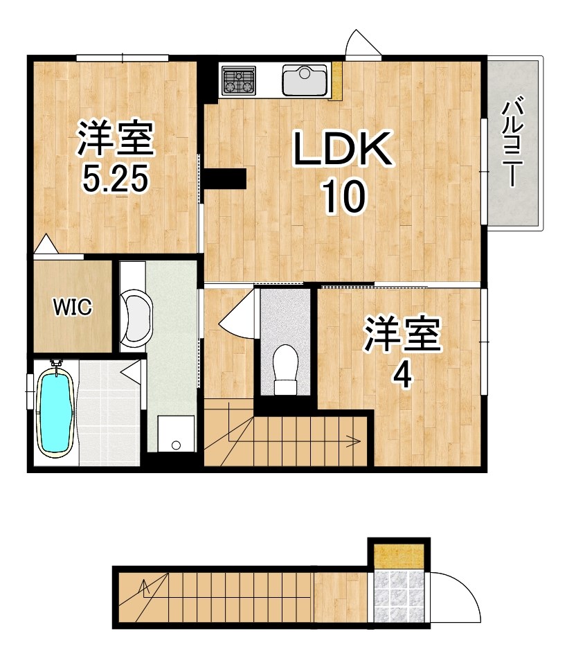 メゾンさくらⅡ 間取り図