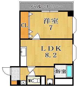 二条大路ビル 間取り図