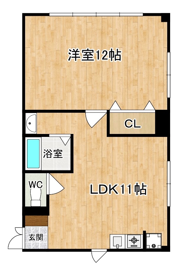 日吉丸産業ビル 205号室 間取り