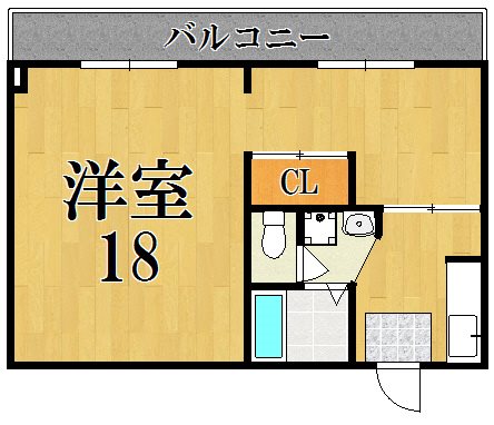 メゾン大和 202号室 間取り