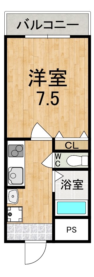 亀井弐号館 間取り図