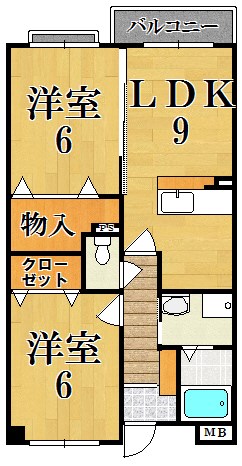 リバーサイド神田 101号室 間取り