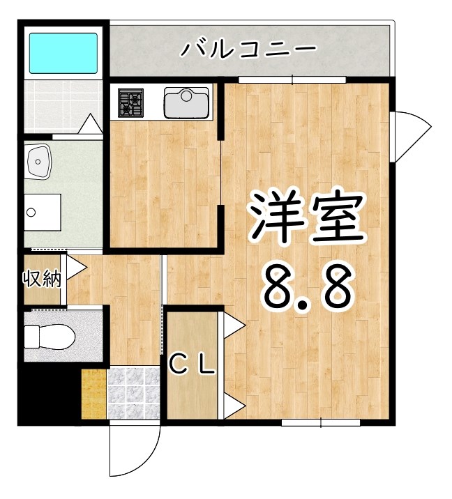 ハッピーヴィラ北片塩 間取り図