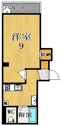 ボナール奈良新大宮 202号室 間取り
