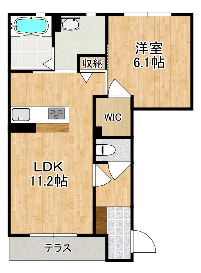 ボヌール　プレジオ 間取り図