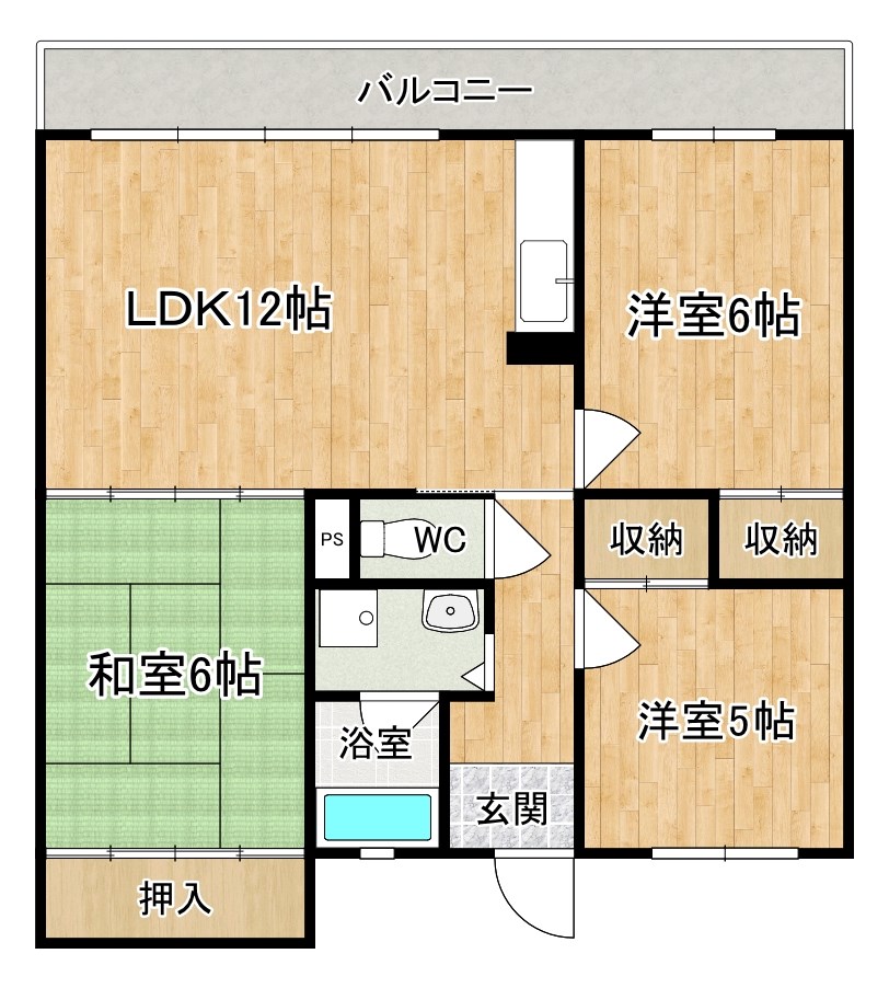 まあぁろーマンション 間取り図