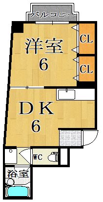 リバーサホ萬 303号室 間取り