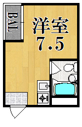 北和通商ビル 201号室 間取り