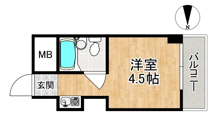 フォレスト高畑マンション 511号室 間取り