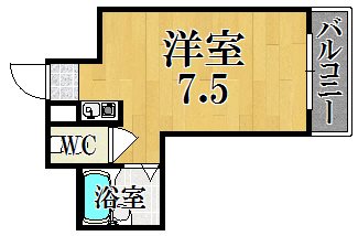 フォレスト高畑マンション 401号室 間取り