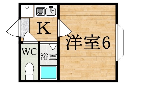生駒ビル 305号室 間取り