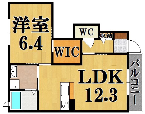 ＰｉｎｅＲｏｏｔｓ良福寺Ｂ 間取り