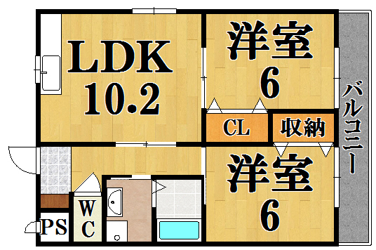 セトル　ウィスティリア 間取り図