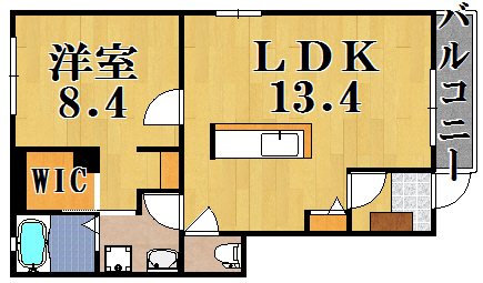 サンリットＢ 105号室 間取り