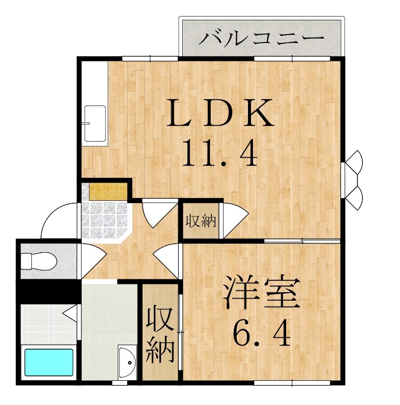 司ハイツ 間取り図