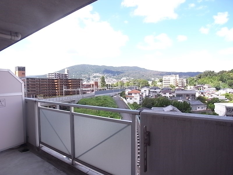 パストラール東生駒 ベランダ