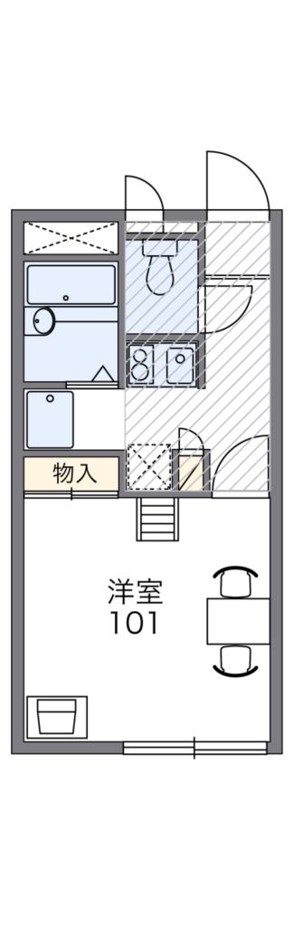 八木西口マンション 302号室 間取り