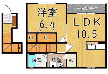 セイバリーブリーズ 201号室 間取り