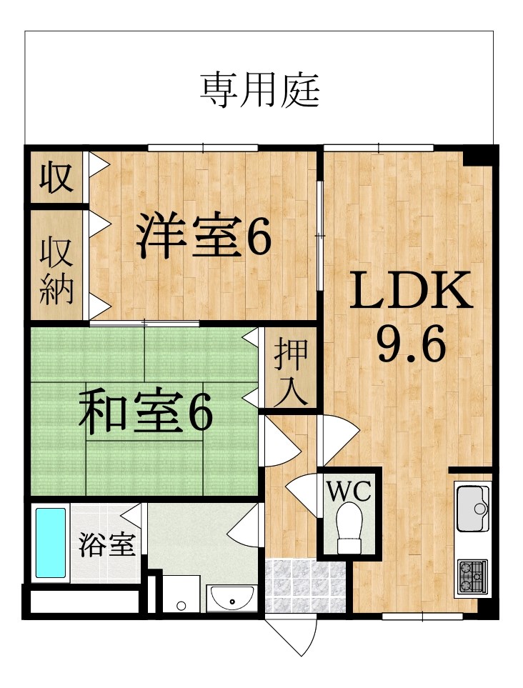 サンシャイン橿原 202号室 間取り