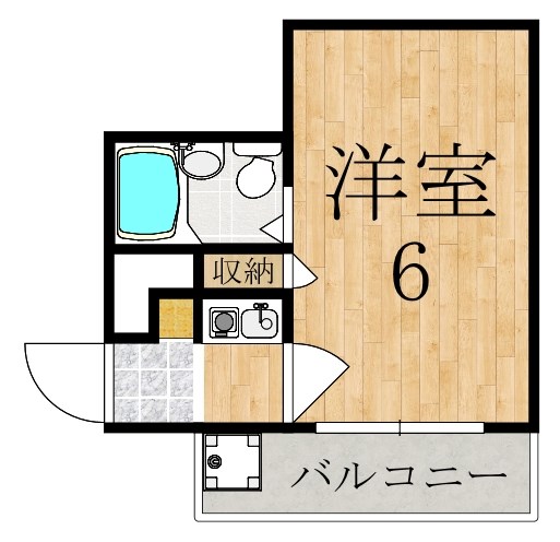 シティパレス東生駒Ａ棟 間取り図