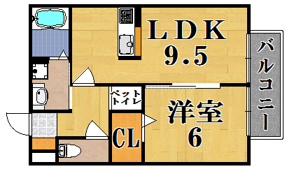 サニーハイツ 間取り図