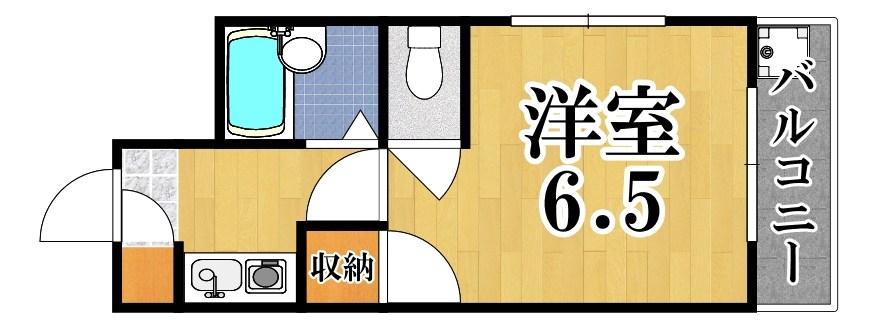 シャトー・ドゥ・クリヨン 406号室 間取り