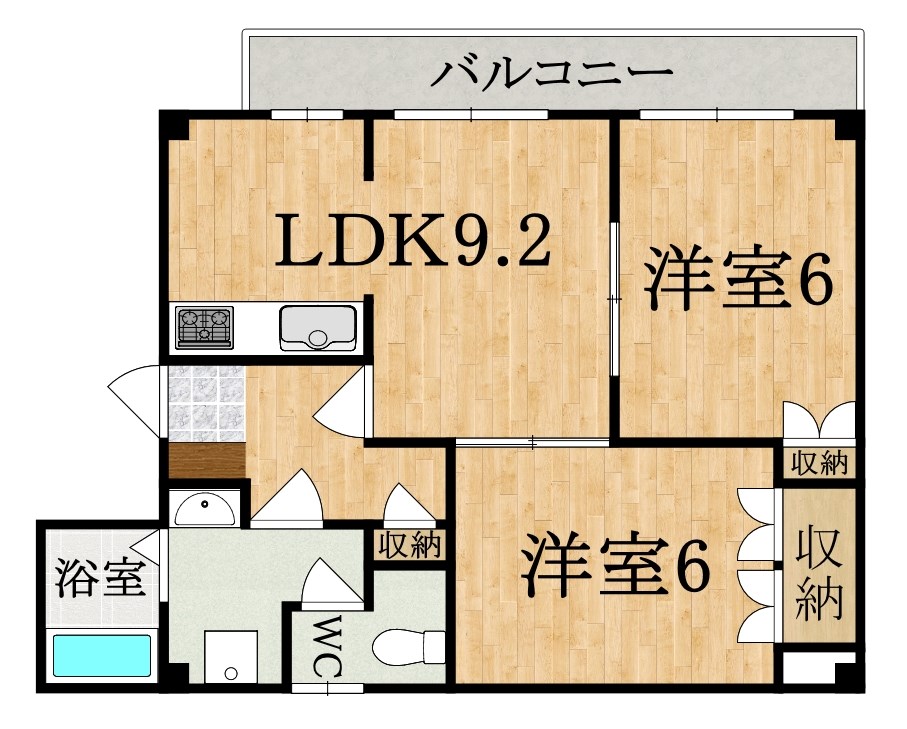 コンフォール吉村 間取り図