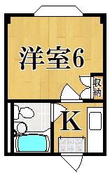 ハイタウンＢ棟 203号室 間取り