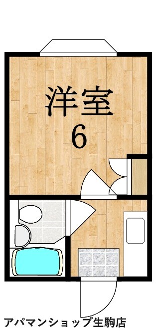 ハイタウンＢ棟 203号室 間取り