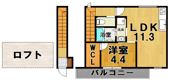 DOMANI　Ｂ棟 間取り