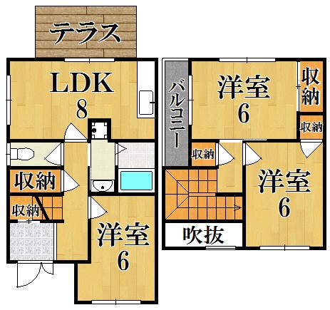 ビヨンドヒルズ 間取り図