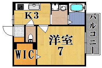ハーモニア 202号室 間取り