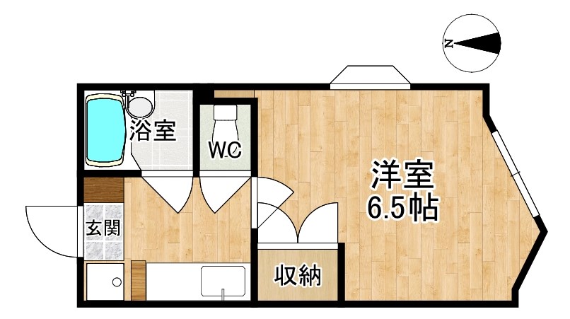 ハイツ古都 301号室 間取り