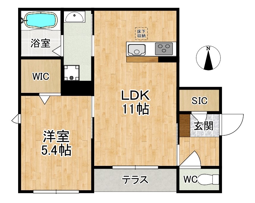 アズビー 間取り図