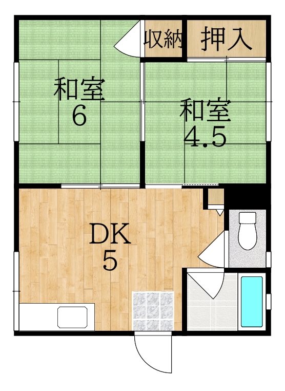 サンハイツ殿村 間取り図