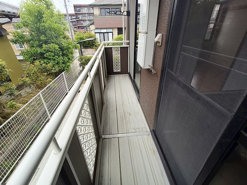 セジュール神功二番館 ベランダ