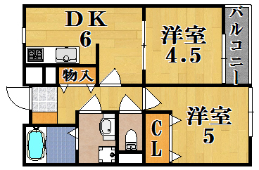 サクラ　ヒルズ 203号室 間取り